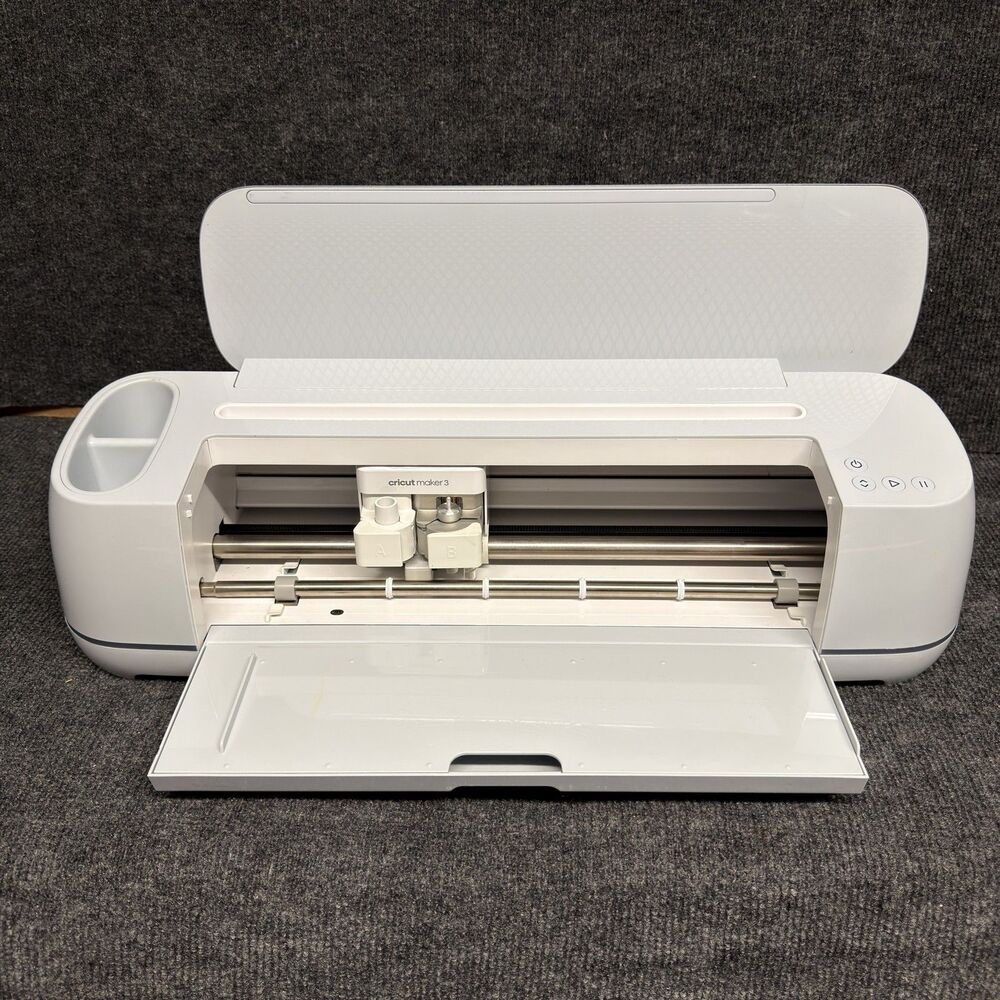 Cricut Maker 3 Electronic Die Cutting Machine Bluetooth Tested Working No Cables